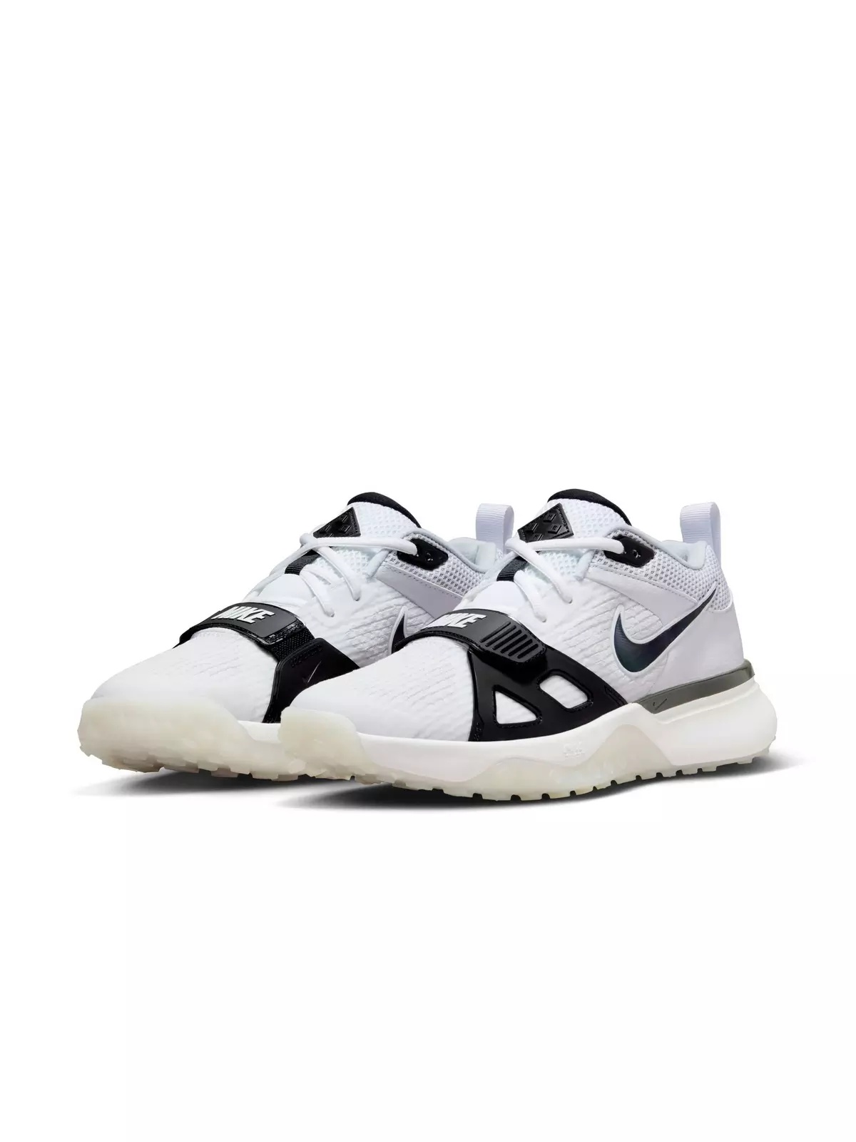 Air Zoom Diamond Elite Turf "White/Black/Pure Platinum/Bright Crimson" Men's Baseball Shoe - 5