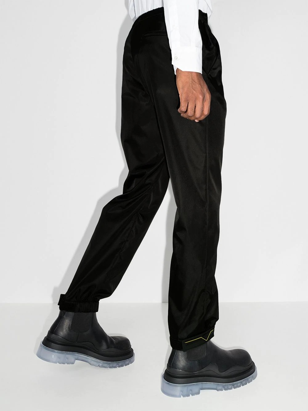 elasticated waistband trousers - 3