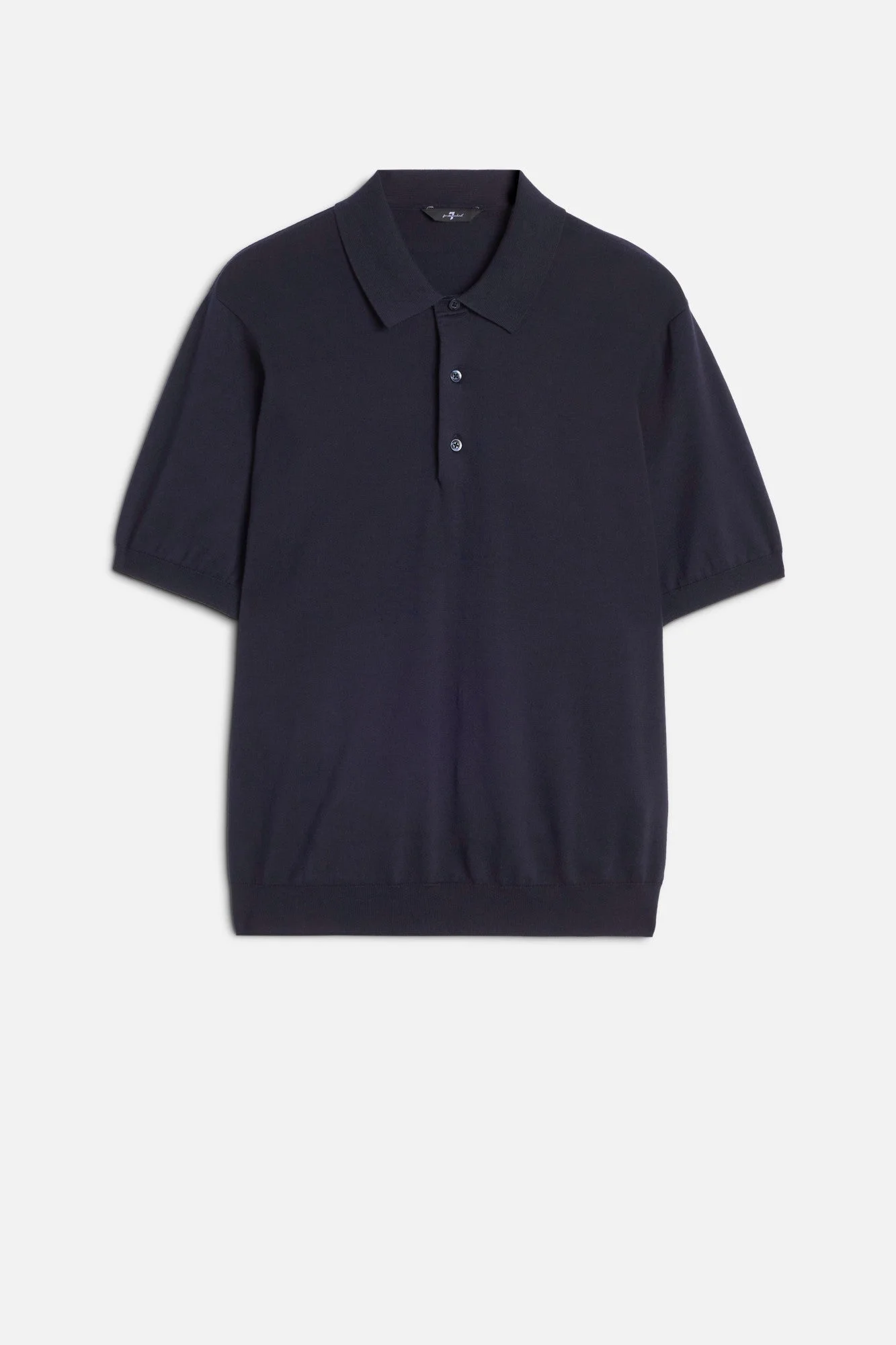 SHORT SLEEVE POLO SWEATER - 1