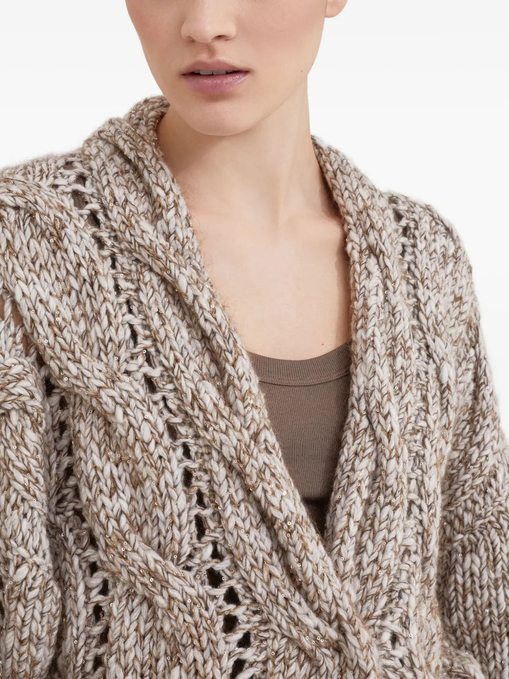 Chunky Knit Cardigan - 5