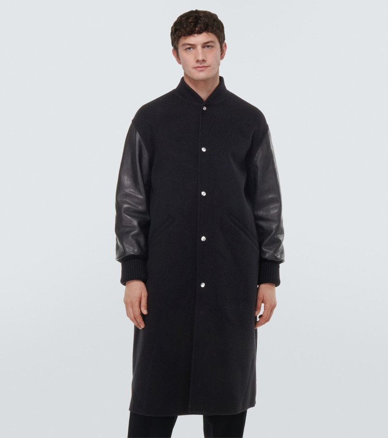 Cashmere and leather coat 3