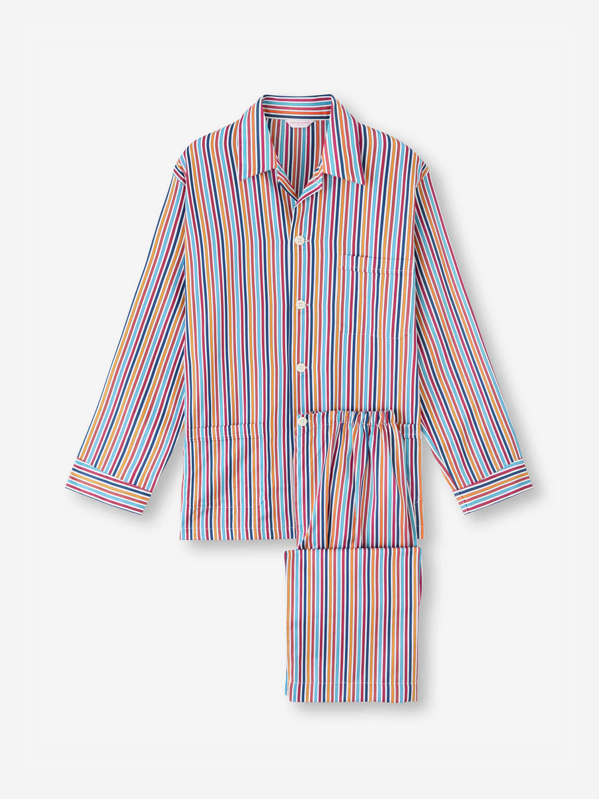 Men's Classic Fit Pajamas Wellington 59 Cotton Multi - 2