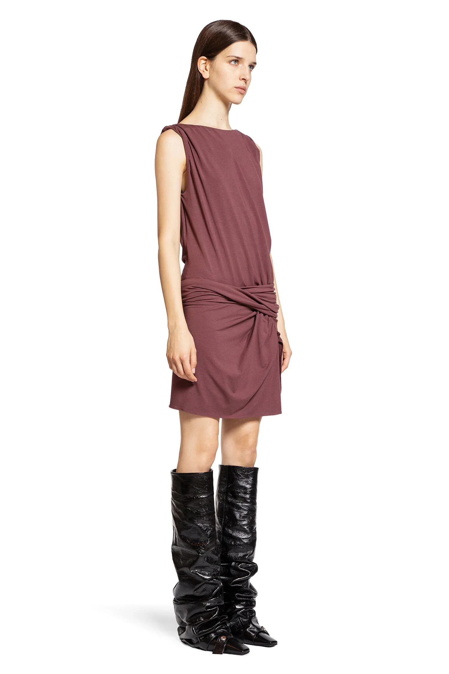Stretch-Viscose-Jersey-Mini-Dress - 2