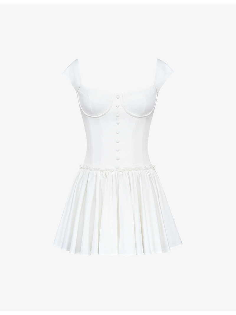 Kaia Stretch-Cotton Mini Dress 1
