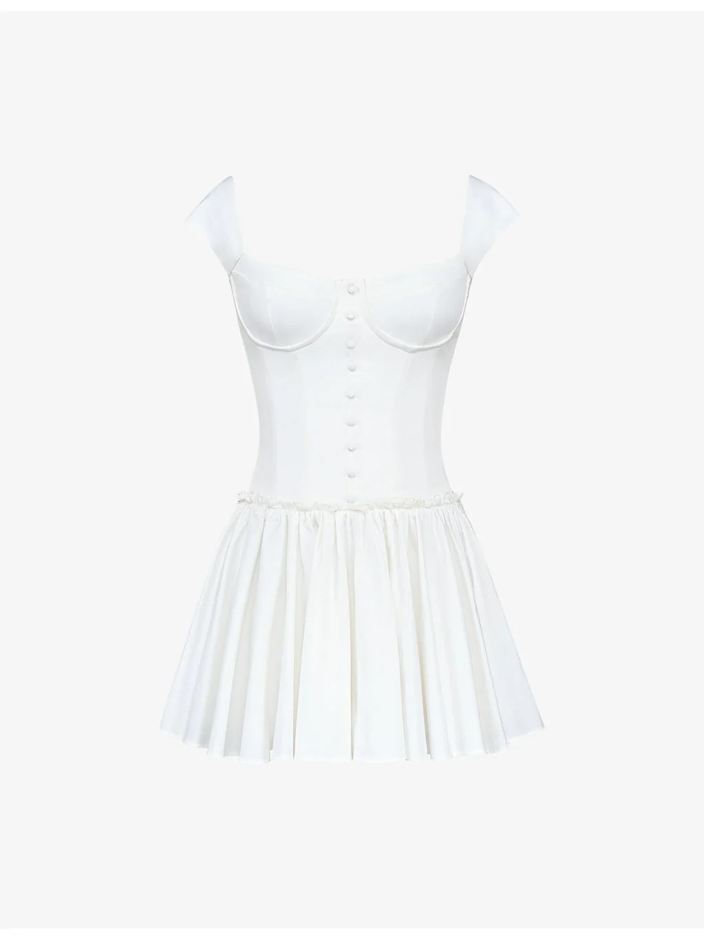 Kaia Stretch-Cotton Mini Dress - 1