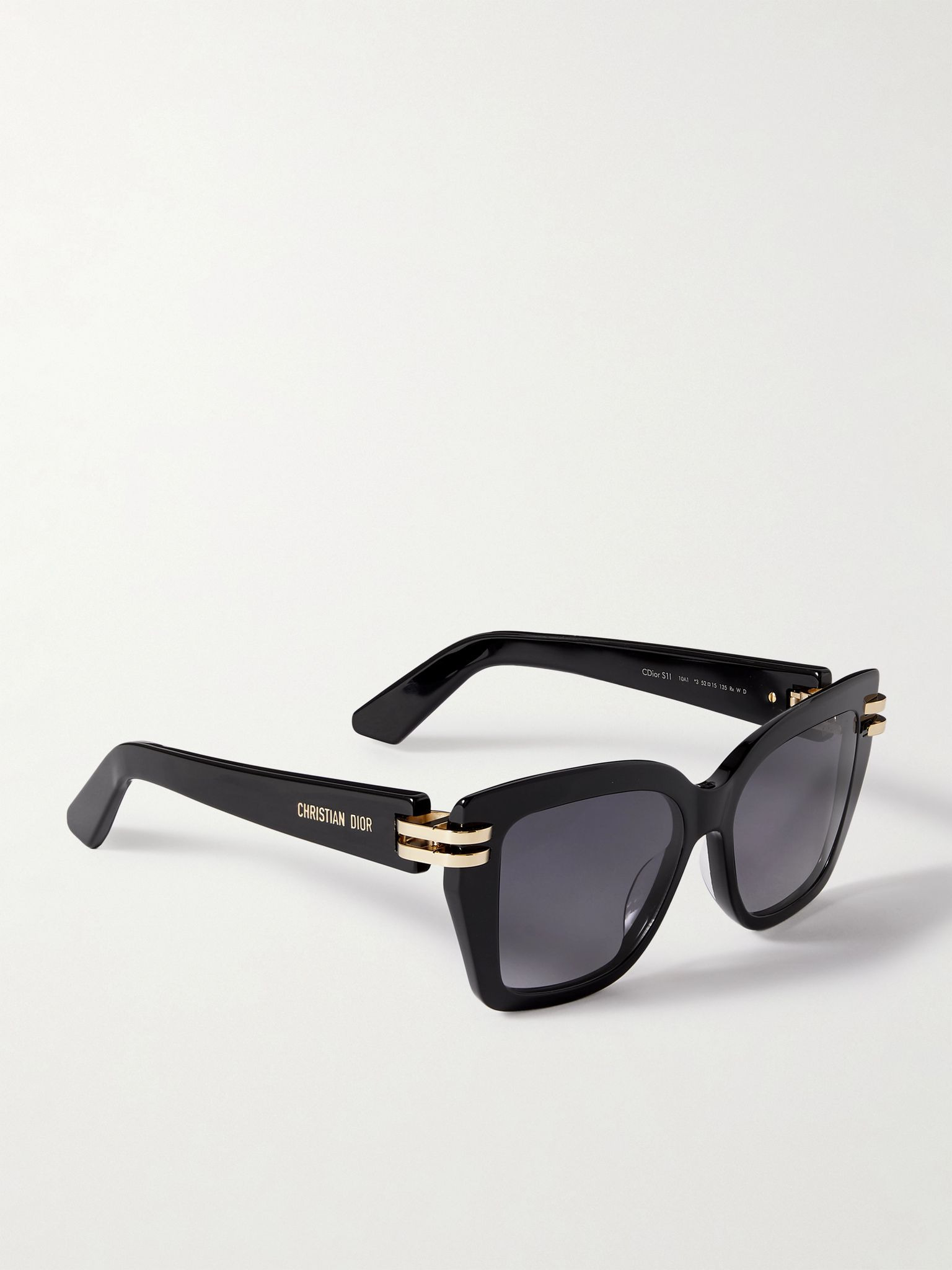 CDior S1I square-frame acetate sunglasses Black - 3