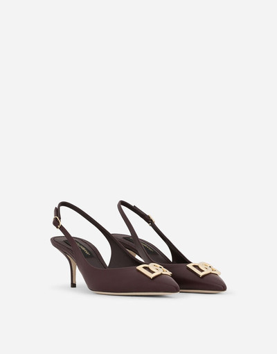 Dolce & Gabbana Calfskin slingbacks with DG logo outlook