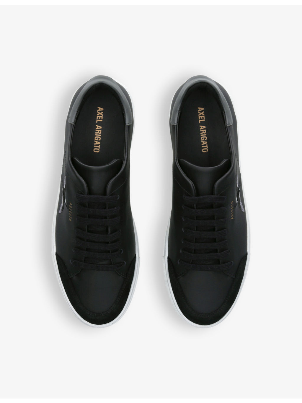 Clean 90 leather and suede low-top trainers - 2