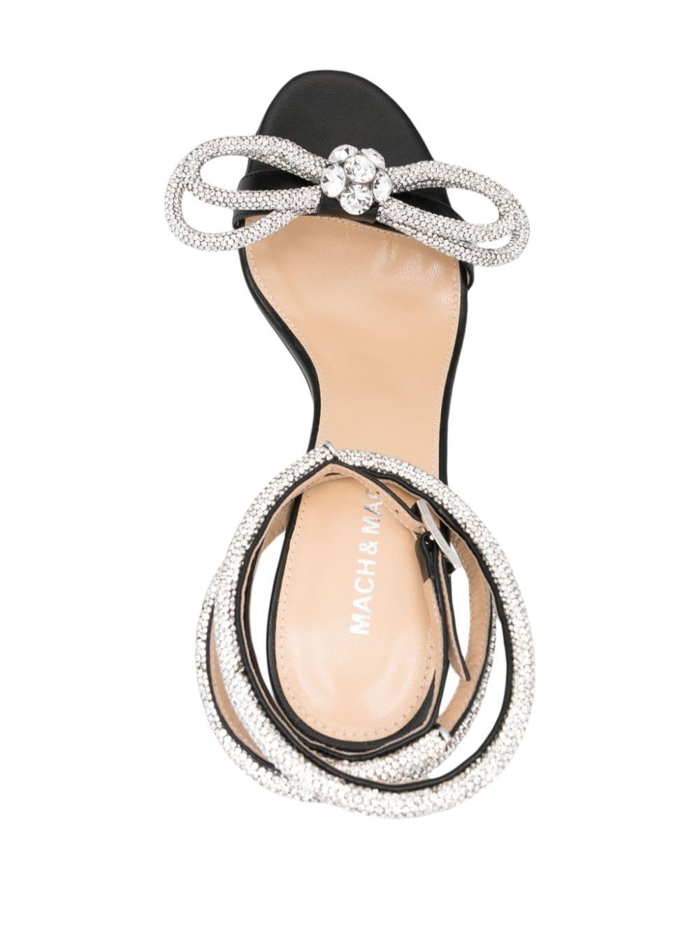 Double Bow 95mm sandals - 4