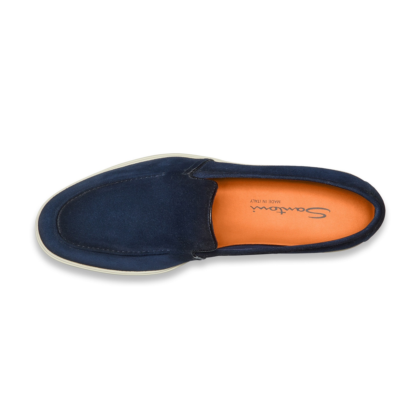 Men's blue suede loafer - 5