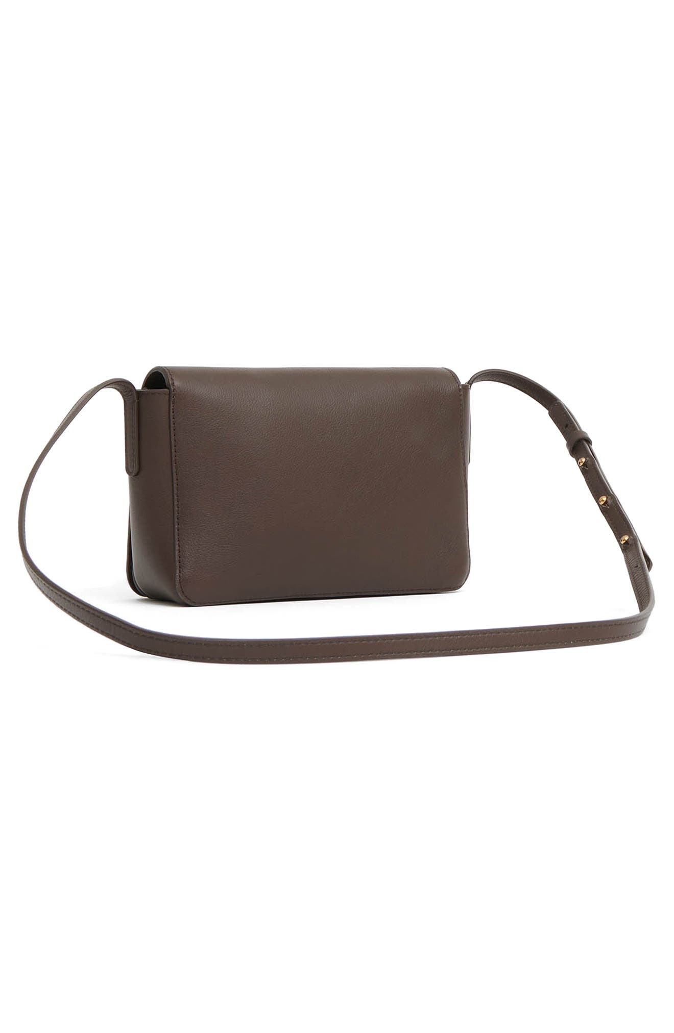 Mansur Gavriel Clio Leather Shoulder Bag in Chocolate at Nordstrom - 2