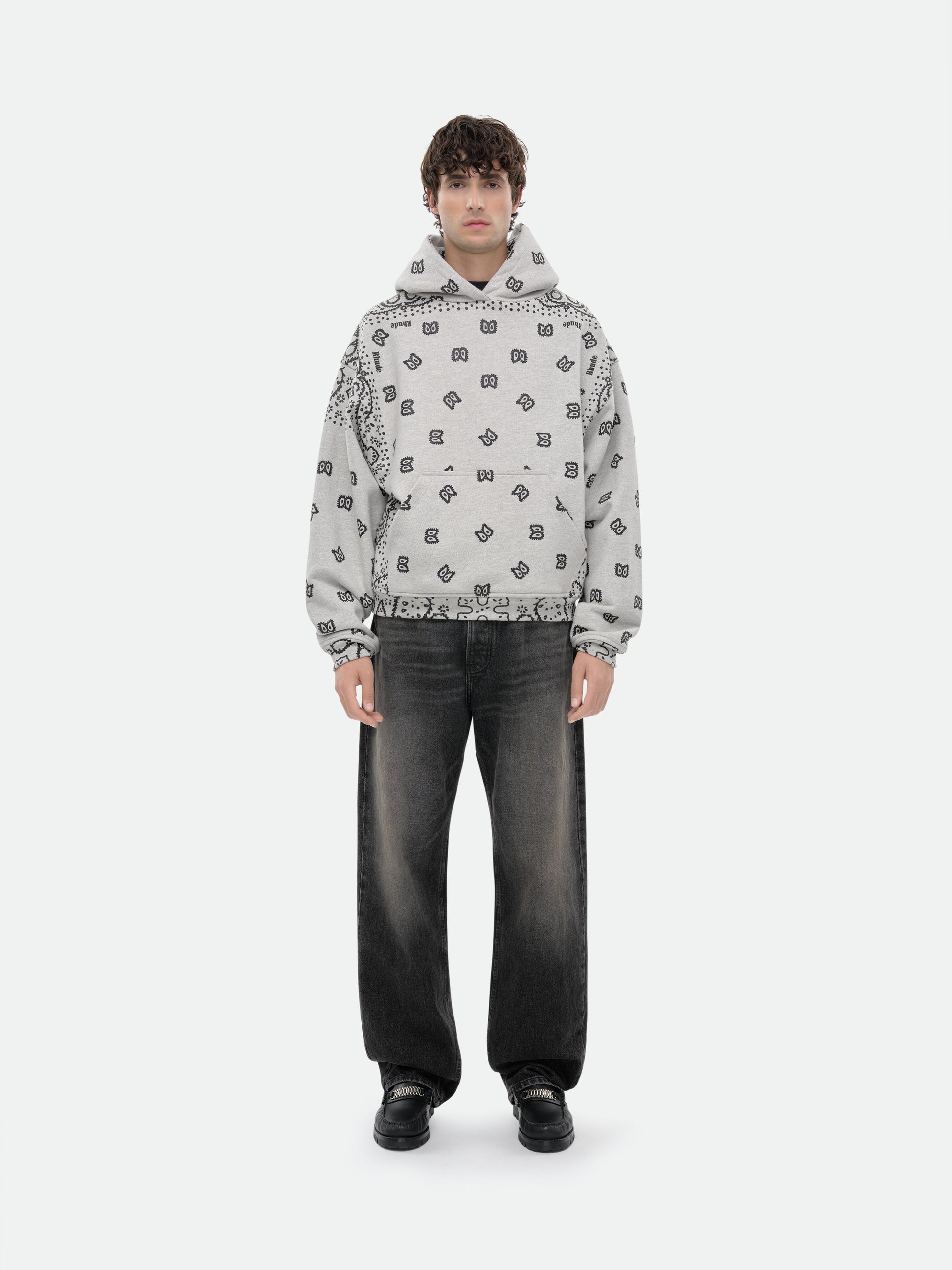 BANDANA PRINT HOODIE - 2