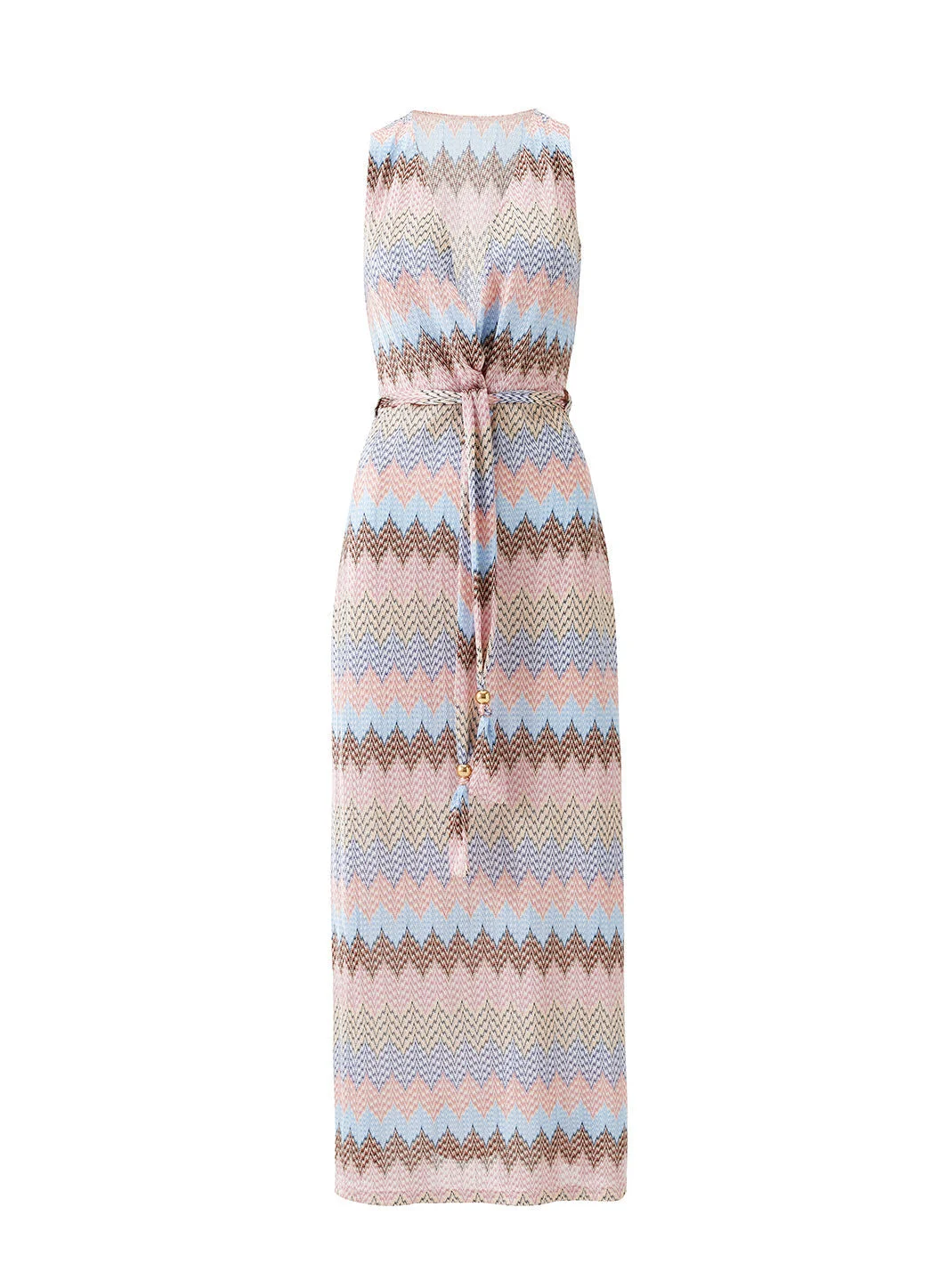 BRIA ZIGZAG STRIPE DRESS - 1