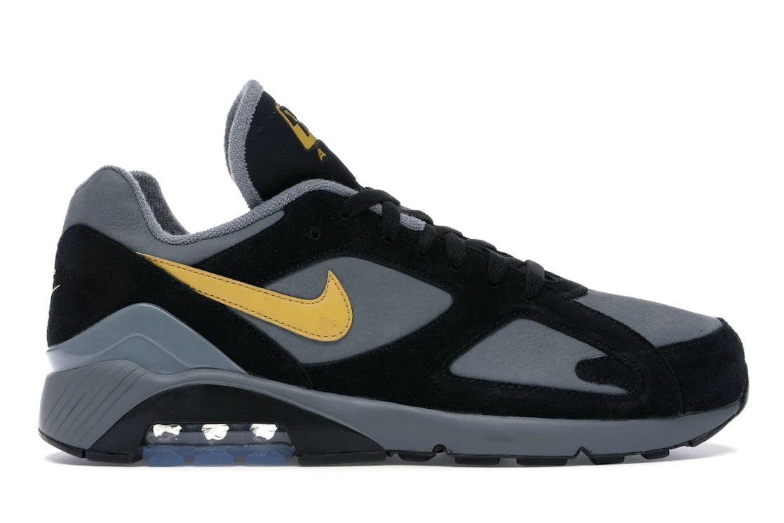 Nike Air Max 180 Cool Grey Black Wheat Gold - 1