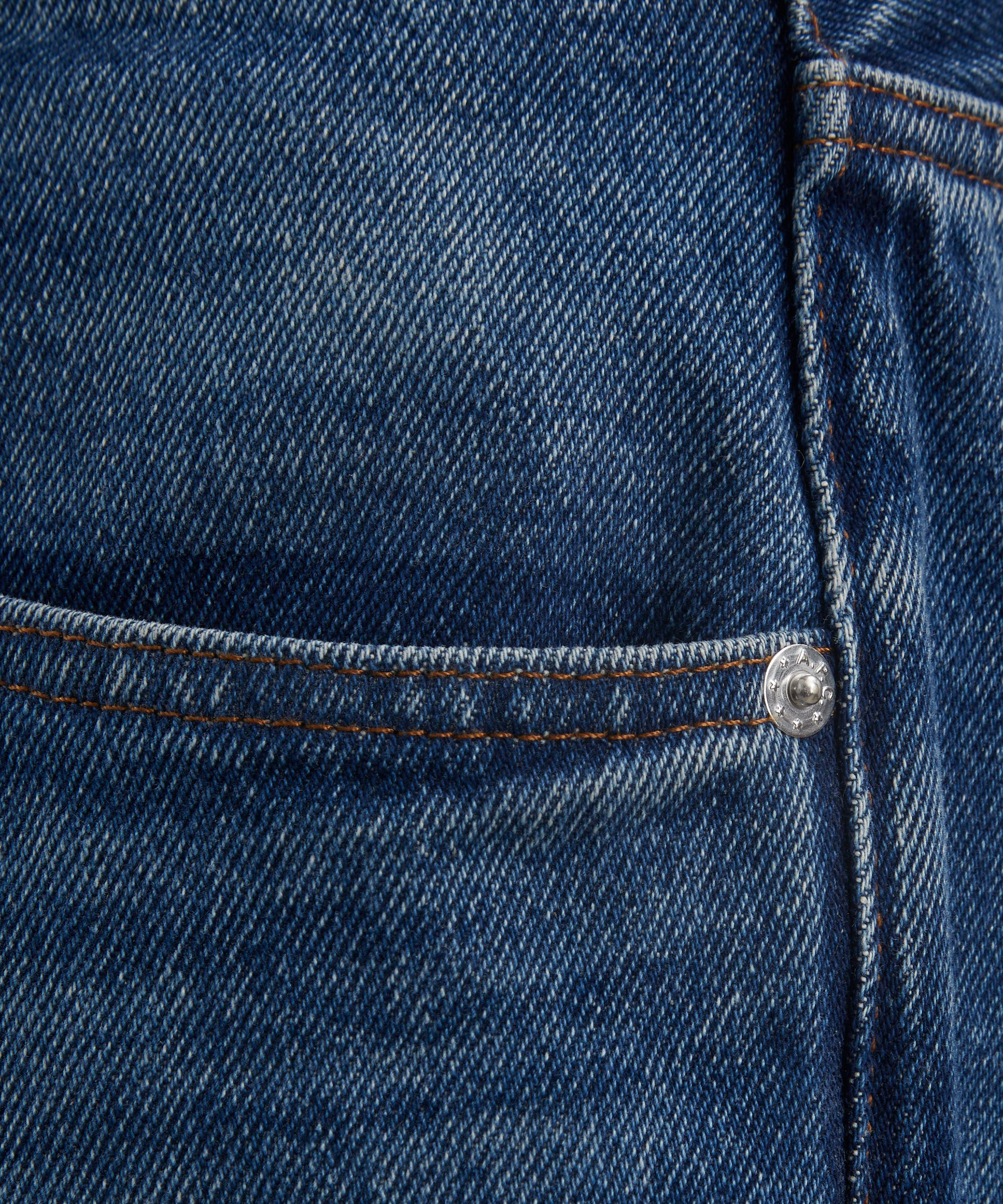 Achille Straight-Leg Stonewashed Jeans - 5