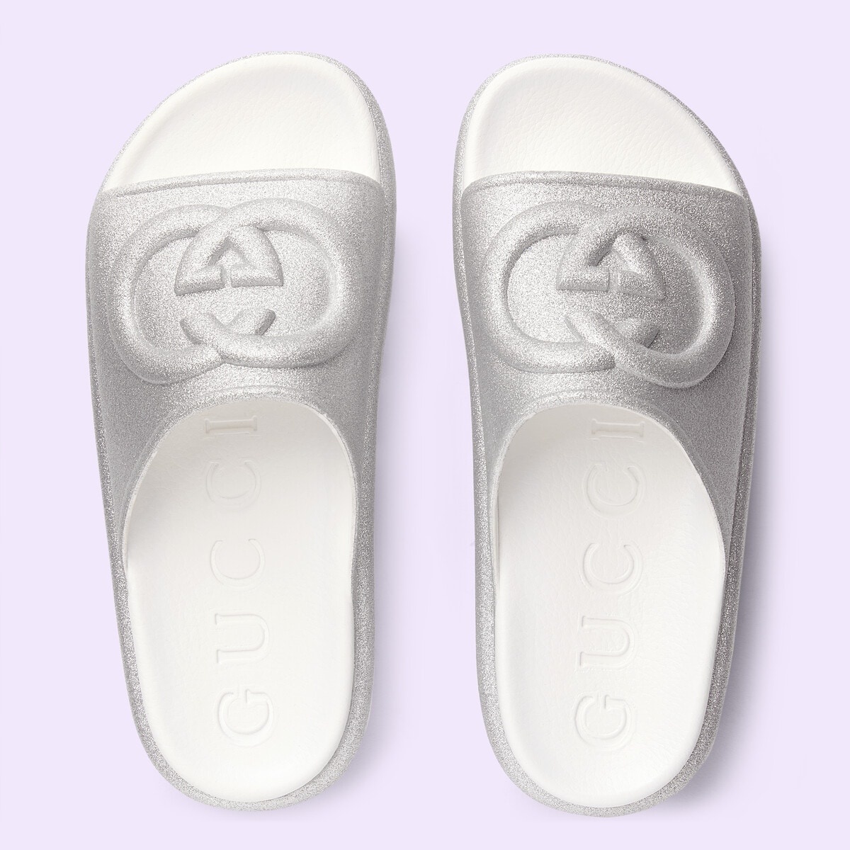 Women's Interlocking G slide sandal - 4