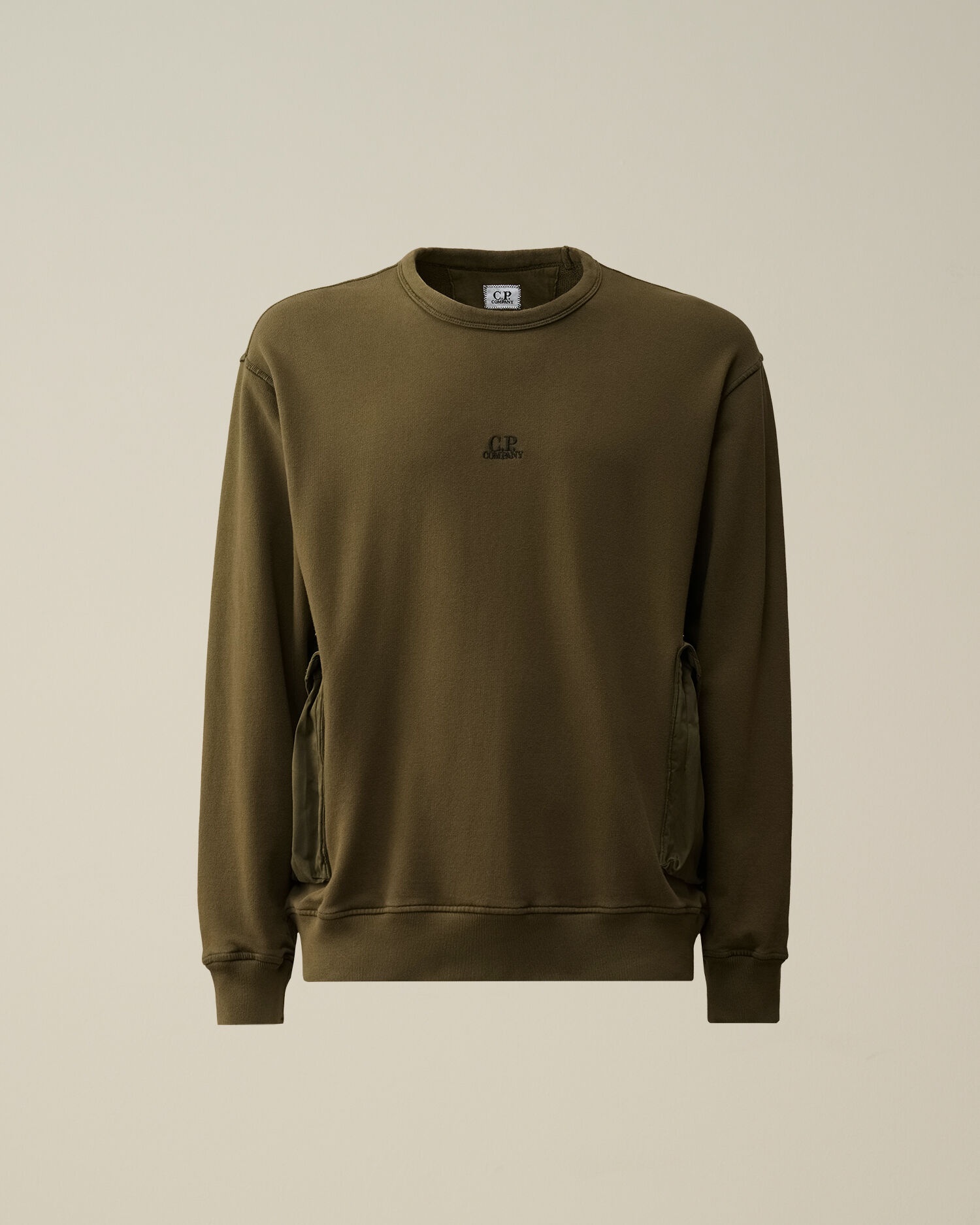 C.P. Company Cotton Fleece Mixed Sweatshirt | cpcompany
