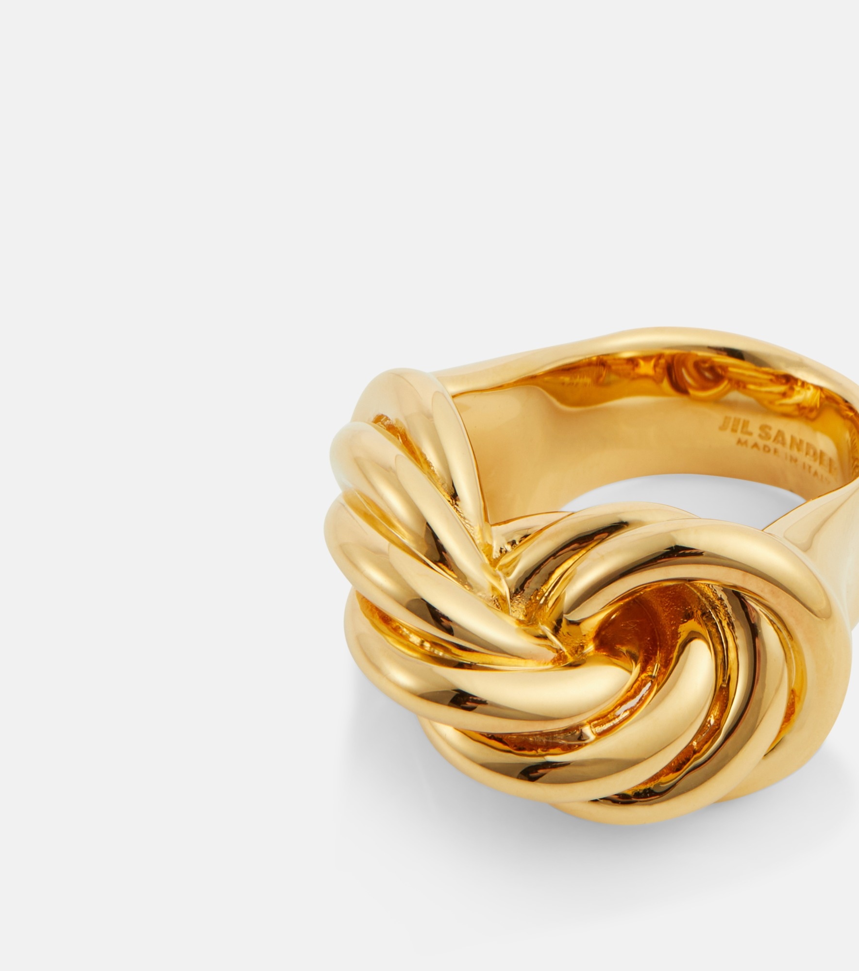 【送料&関税込】Jil Sander Brass Ring With Braided Detail Jil Sander Braided ring | mytheresa | REVERSIBLE