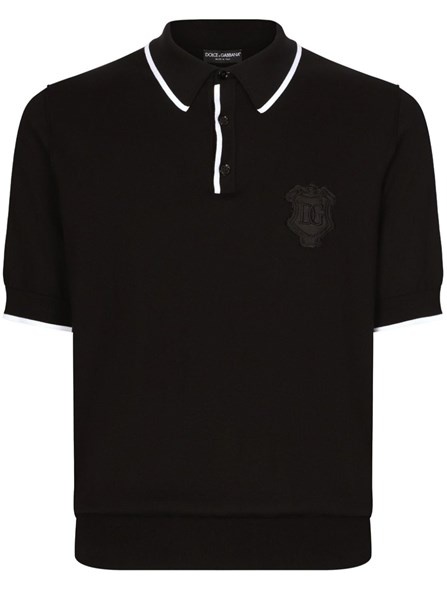 EMBROIDERED LOGO POLO SHIRT - 1