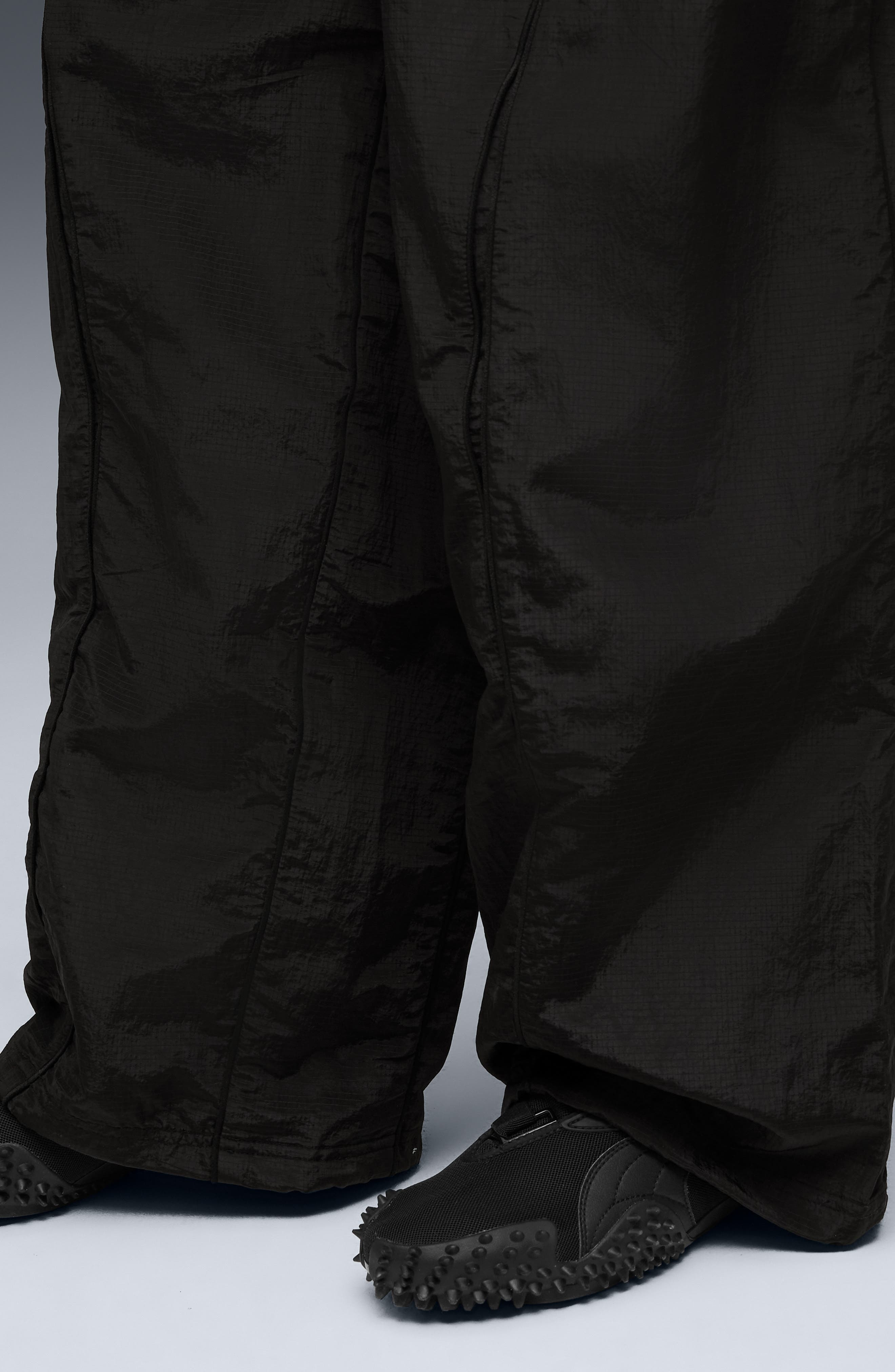 PUMA CLRT Nylon Ripstop Pants in Puma Black at Nordstrom - 6