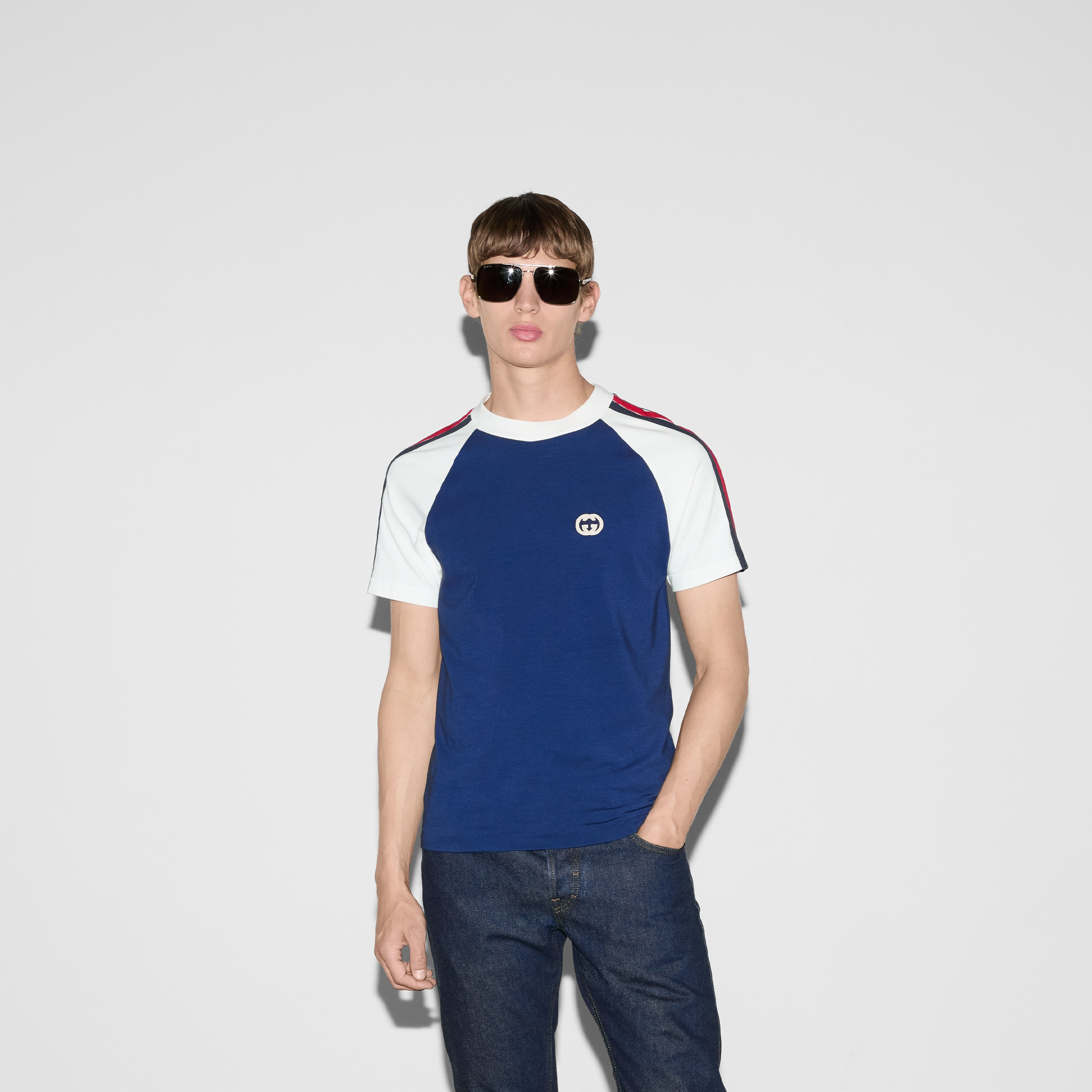 Cotton jersey T-shirt with patch - 3