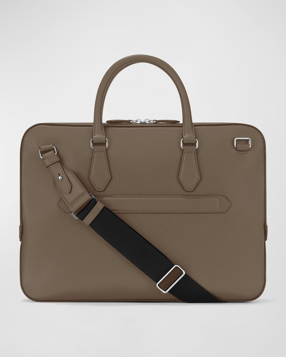 Men's Sartorial Thin Leather Briefcase - 3