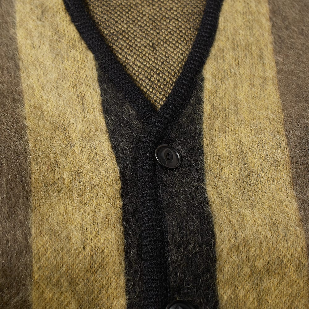 Wacko Maria Striped Mohair Cardigan - 2