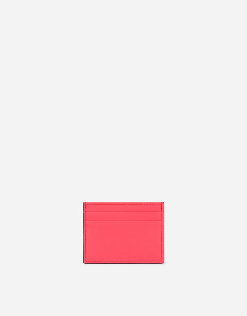 Calfskin card holder with DG logo 3
