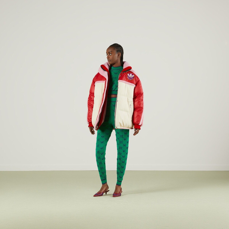 GUCCI adidas x Gucci reversible bomber outlook