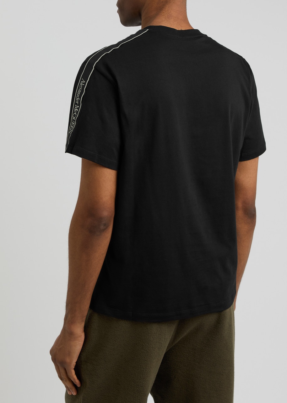 Alexander Mcqueen Logo-jacquard Cotton T-shirt - 3