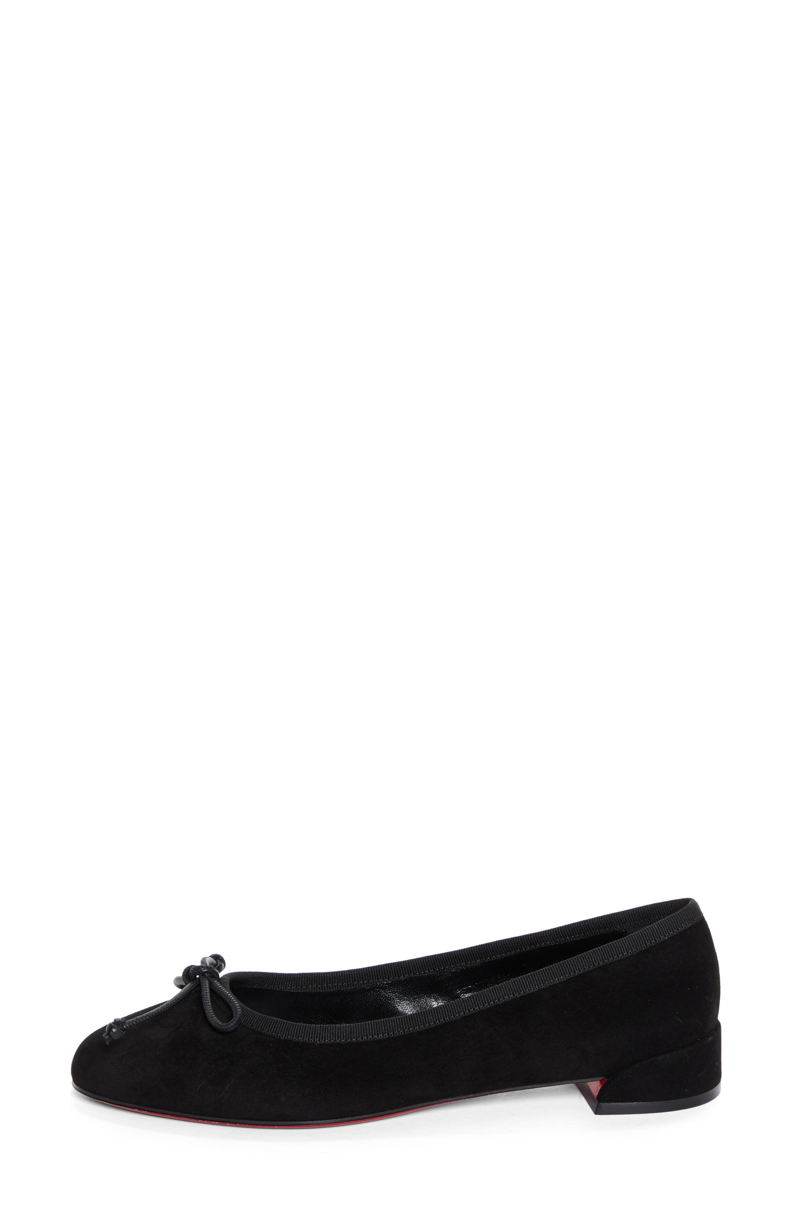 Christian Louboutin Sweetie Jane Flat in Black at Nordstrom - 3