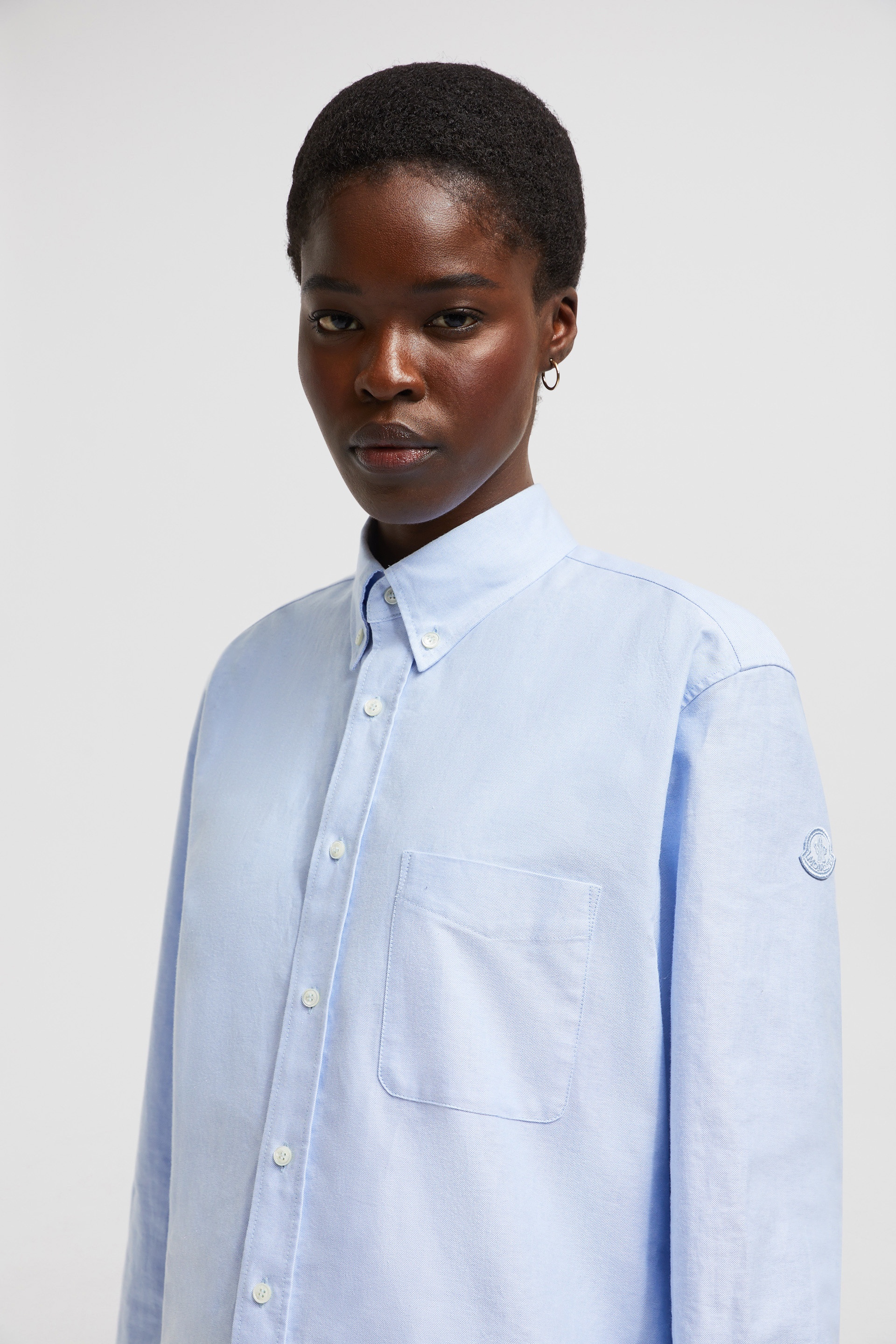 Long Sleeve Oxford Cotton Shirt - 4