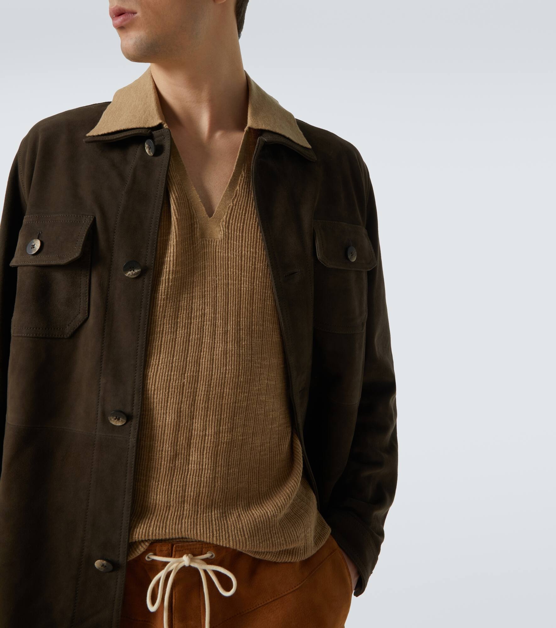 Ravi suede overshirt - 5