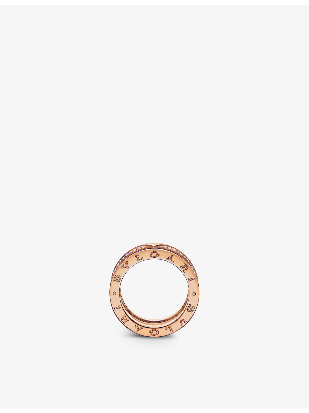 B.zero1 18ct rose-gold and 0.45ct brilliant-cut diamond ring - 2