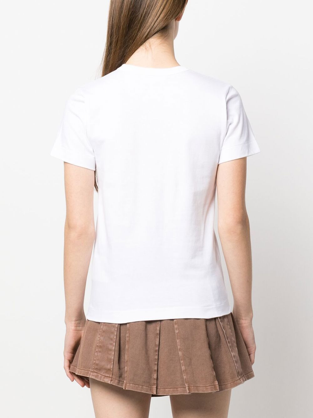 stretch logo print T-shirt - 6