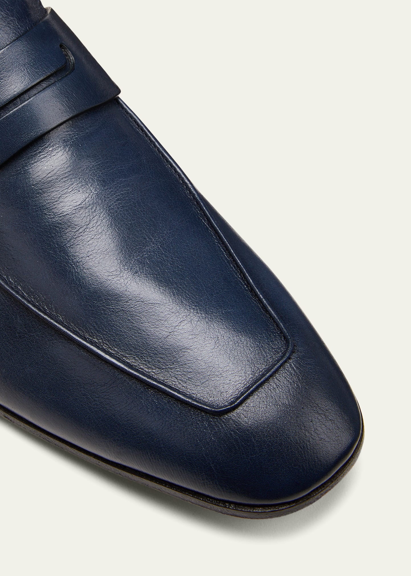 Men's Lorenzo Leather Penny Loafers - 3