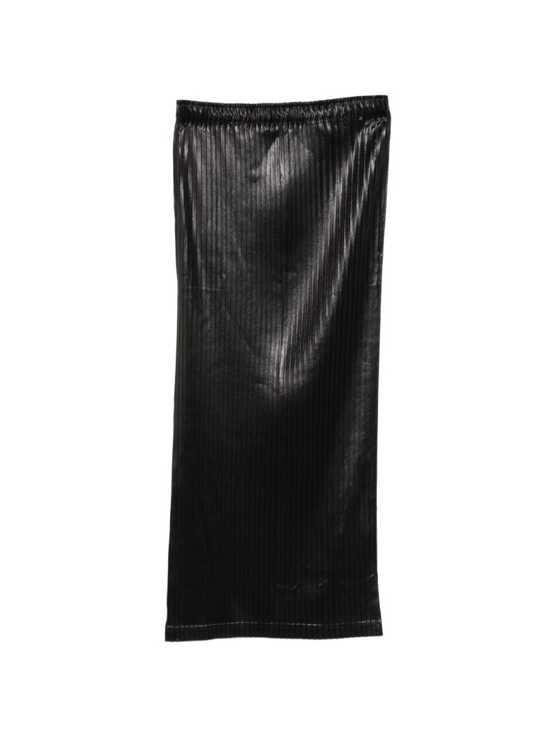 ISSEY MIYAKE pleated midi skirt outlook
