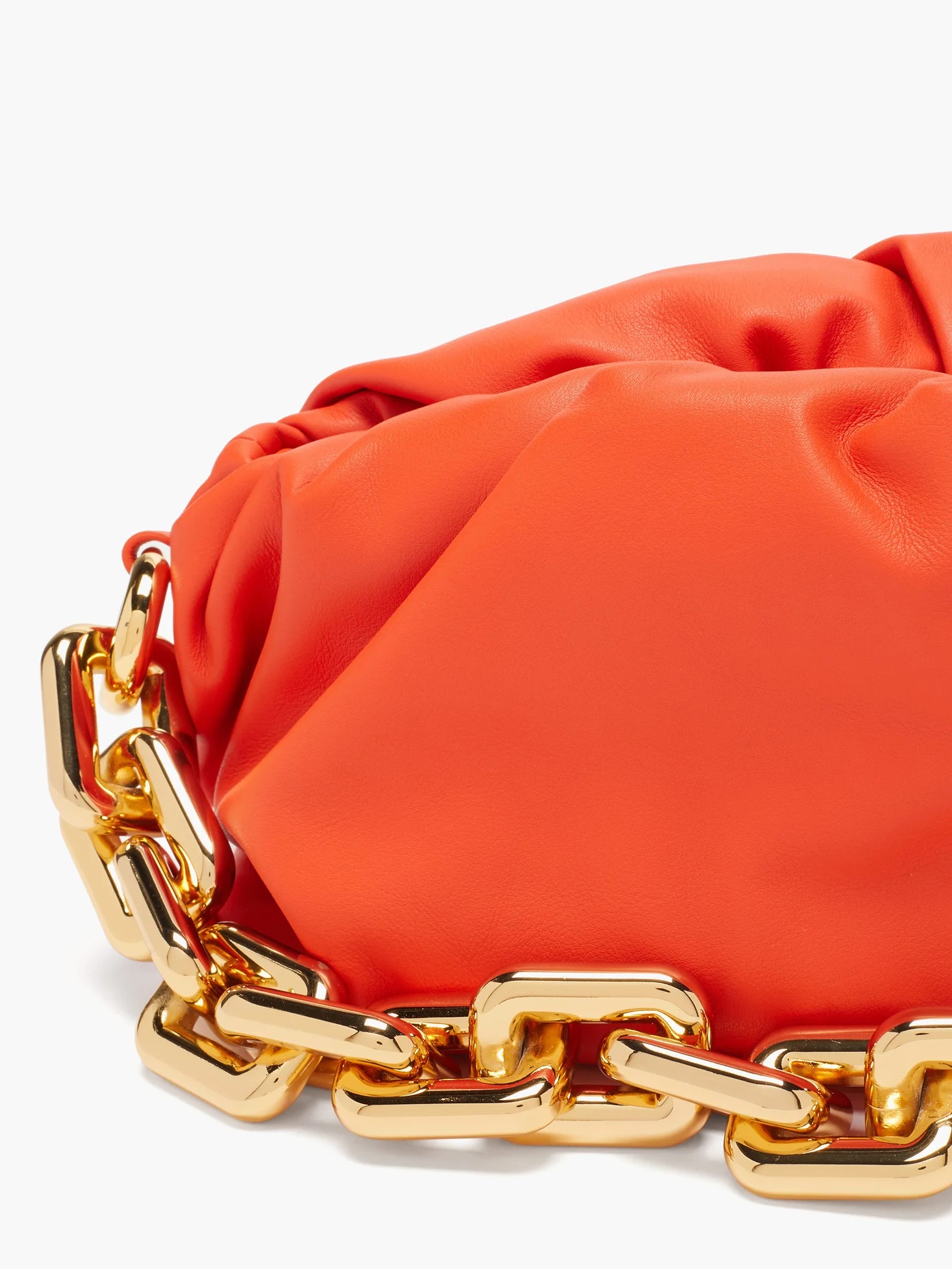 The Chain Pouch leather clutch bag - 6