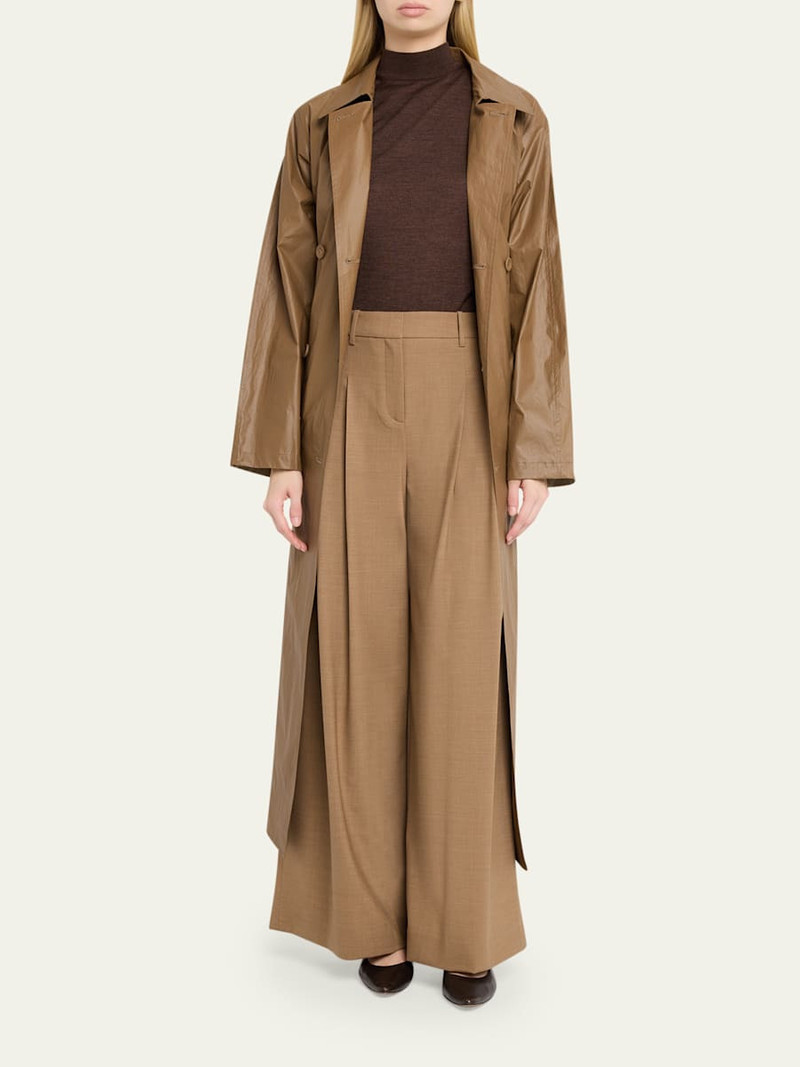 TWP Next Didi Stretch Wool Wide-Leg Trousers outlook