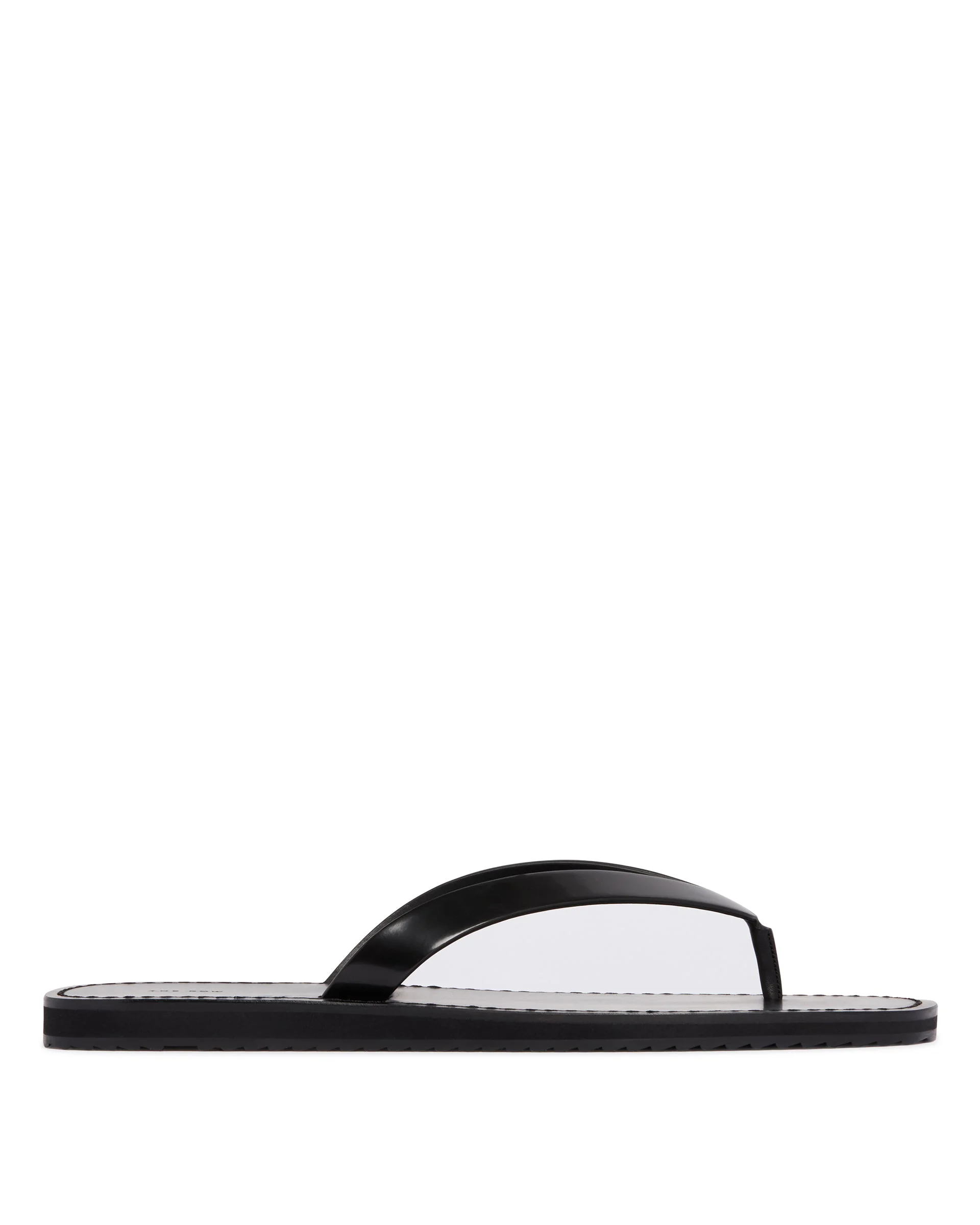 Black City Thong Sandals - 1