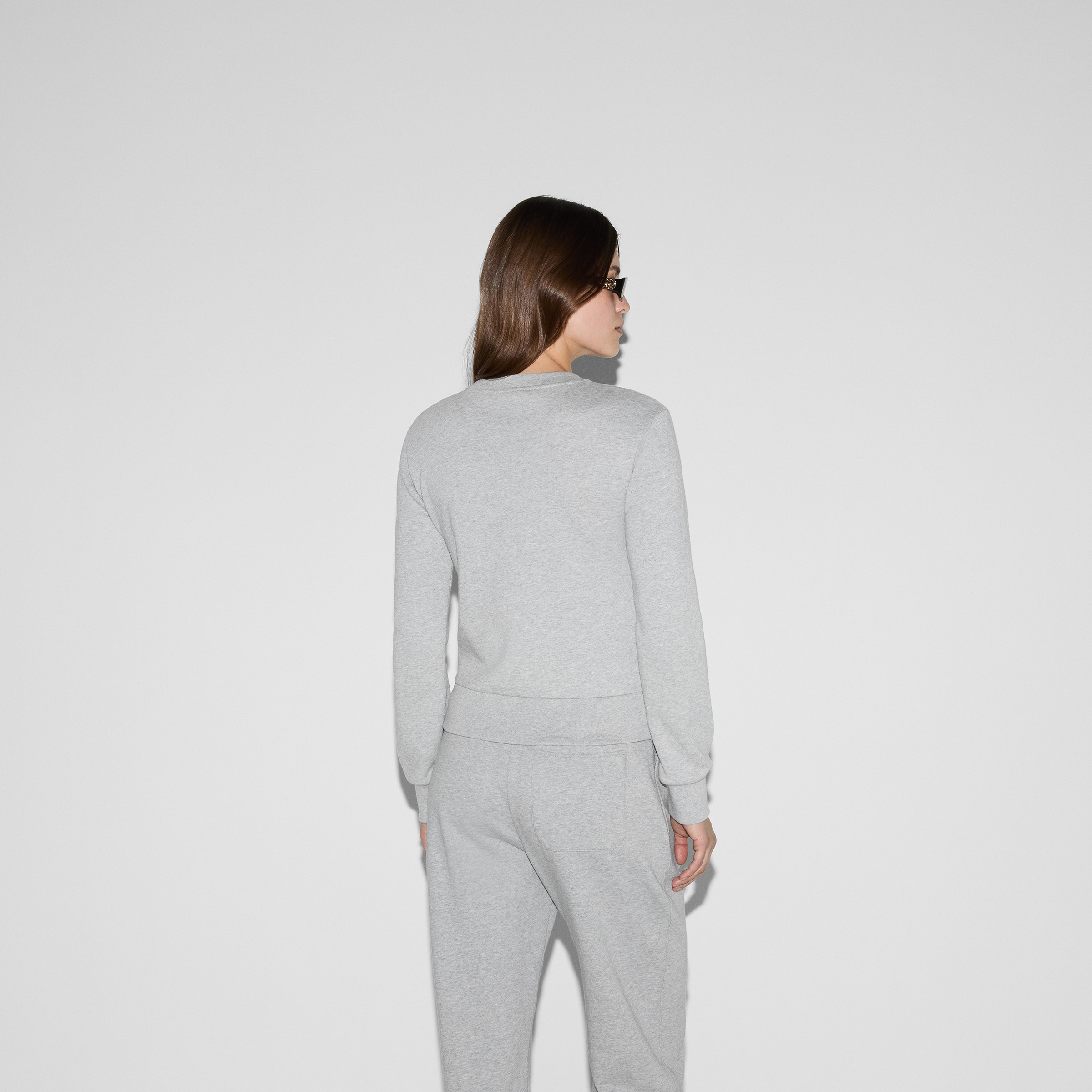 Cotton jersey sweatshirt - 4