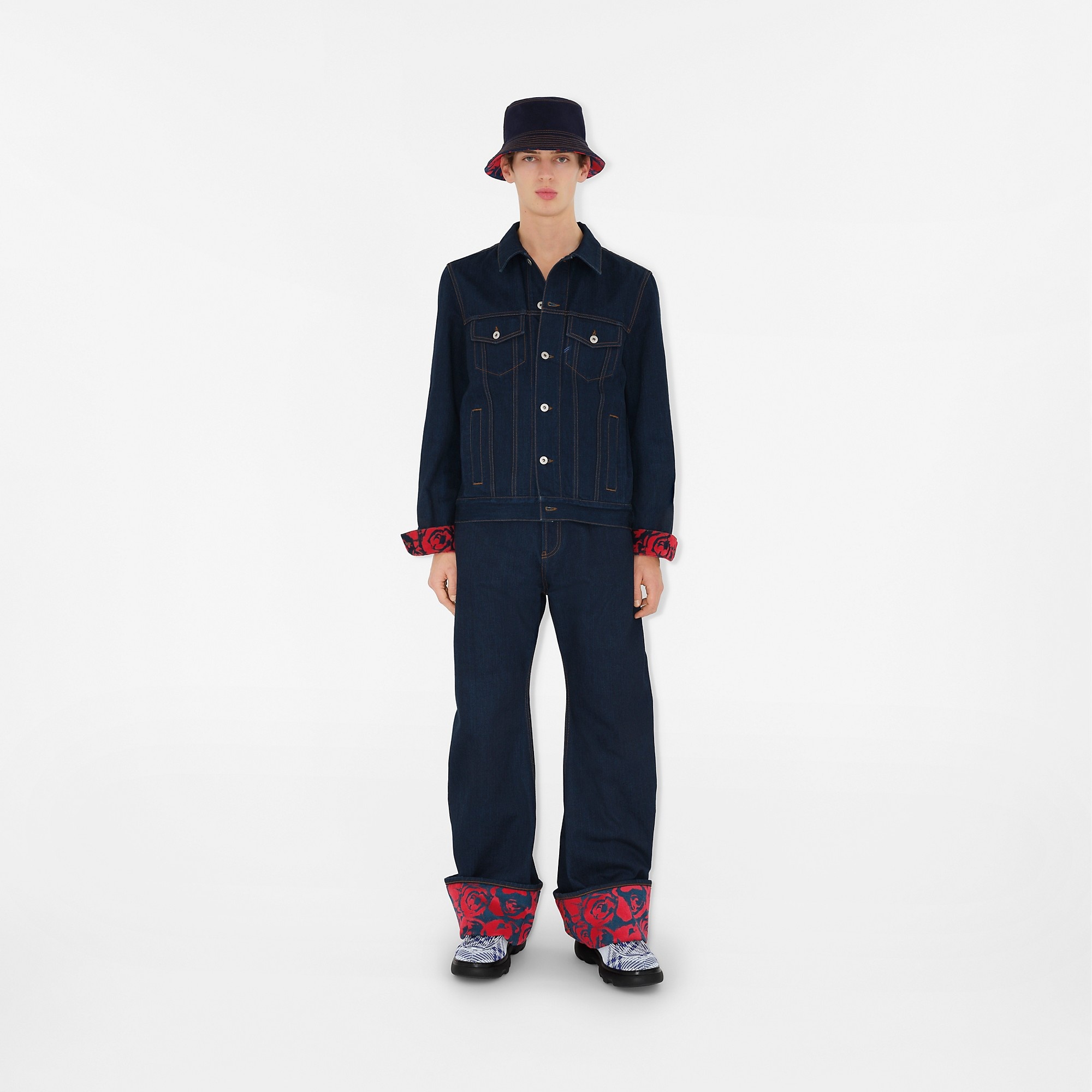 Reversible Denim Bucket Hat - 3