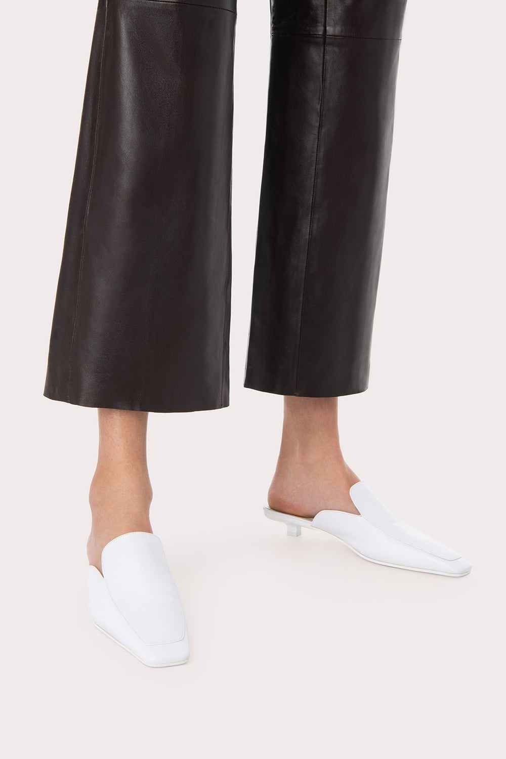 Ingrid White Gloss Leather - 7