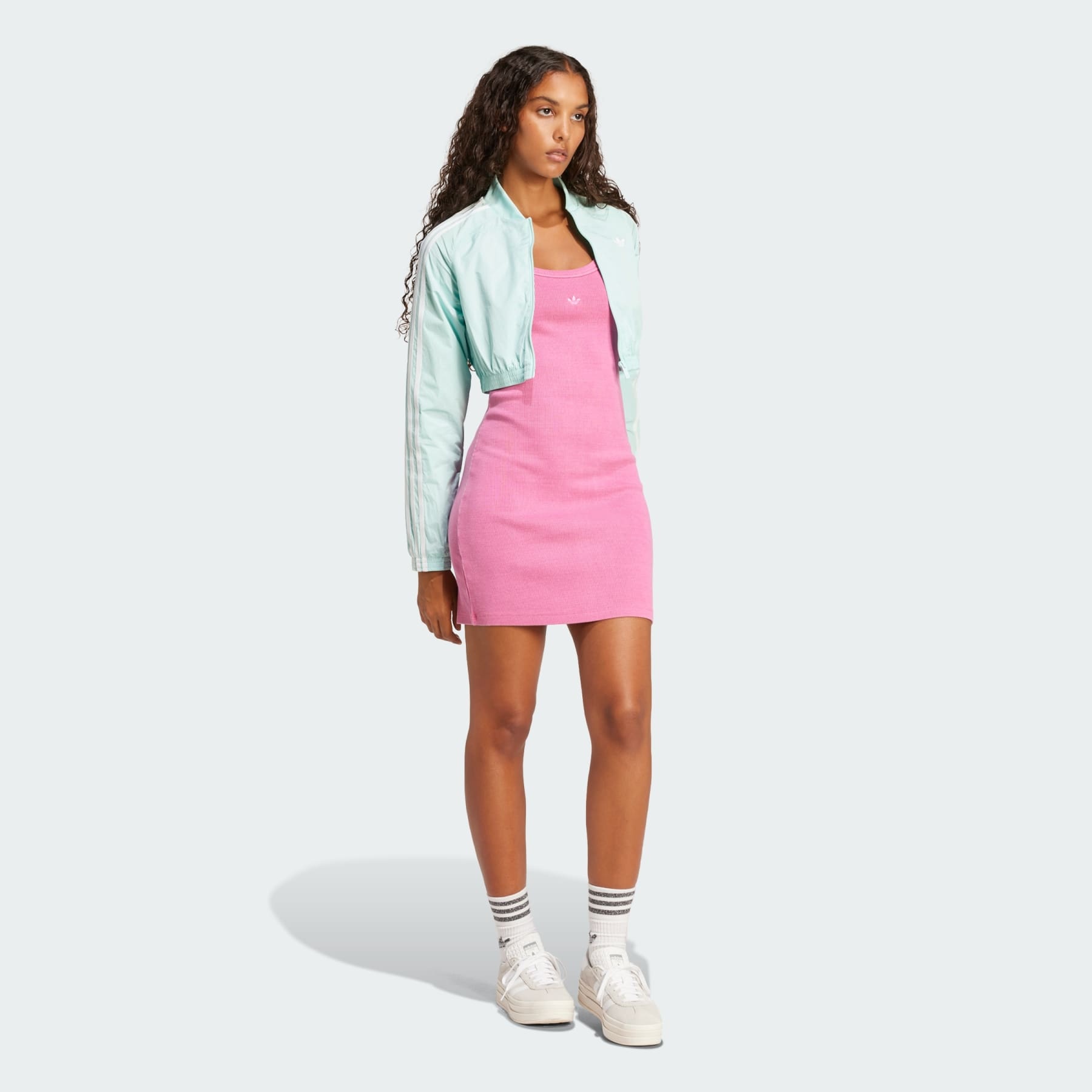 Ribbed Mini Dress - 4