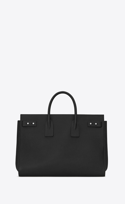 SAINT LAURENT sac de jour large in grained leather outlook