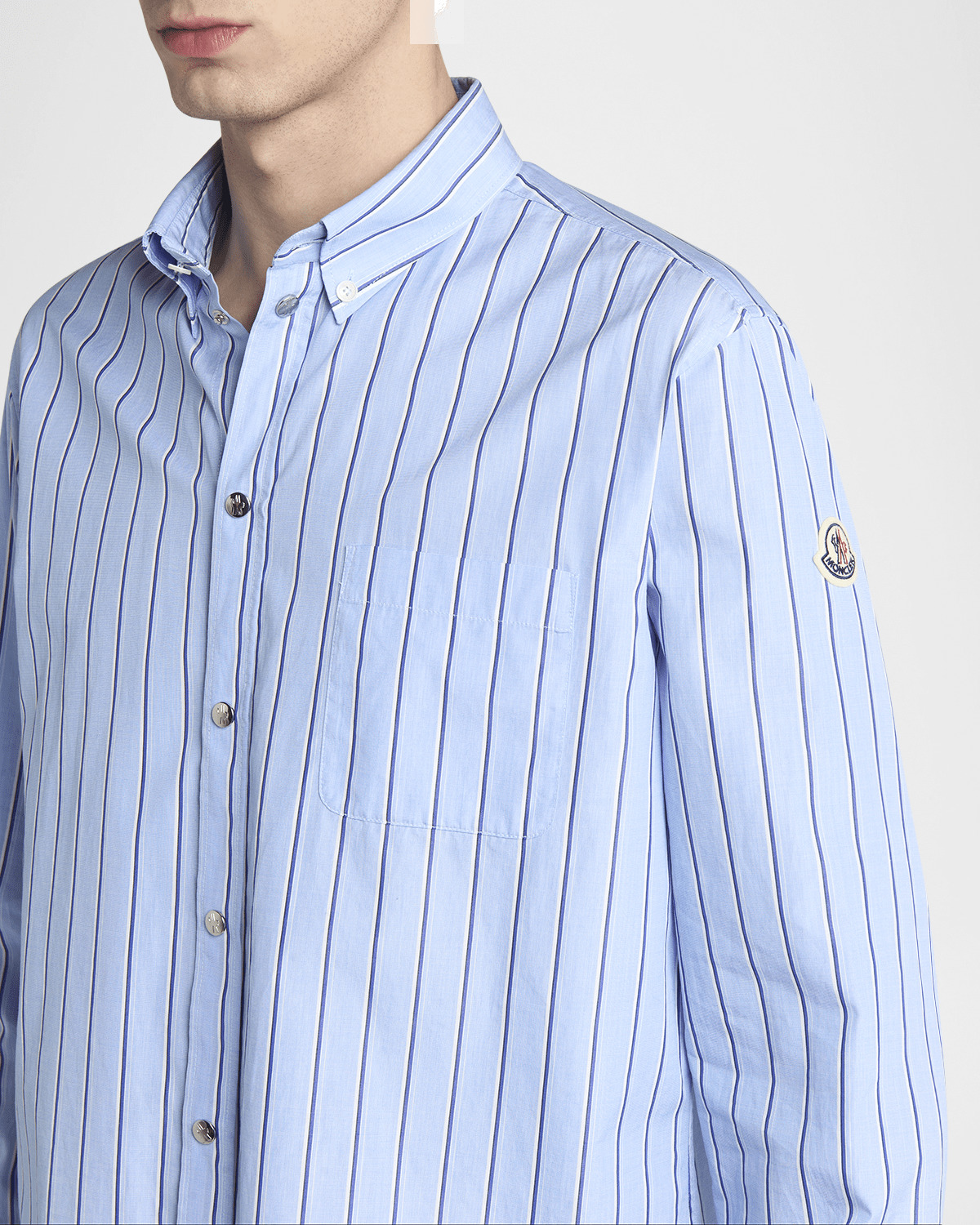 Men's Wool Multi-Stripe Sport Shirt - 5