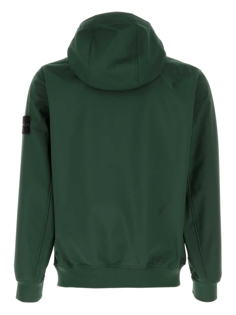 Stone Island hooded zip-up jacket outlook