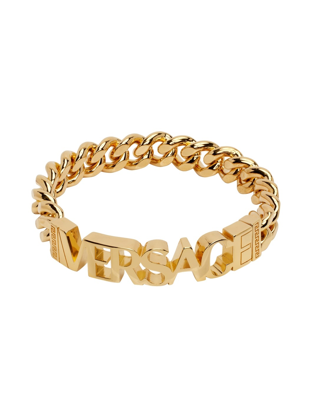 Gold 'Versace' Bracelet - 1