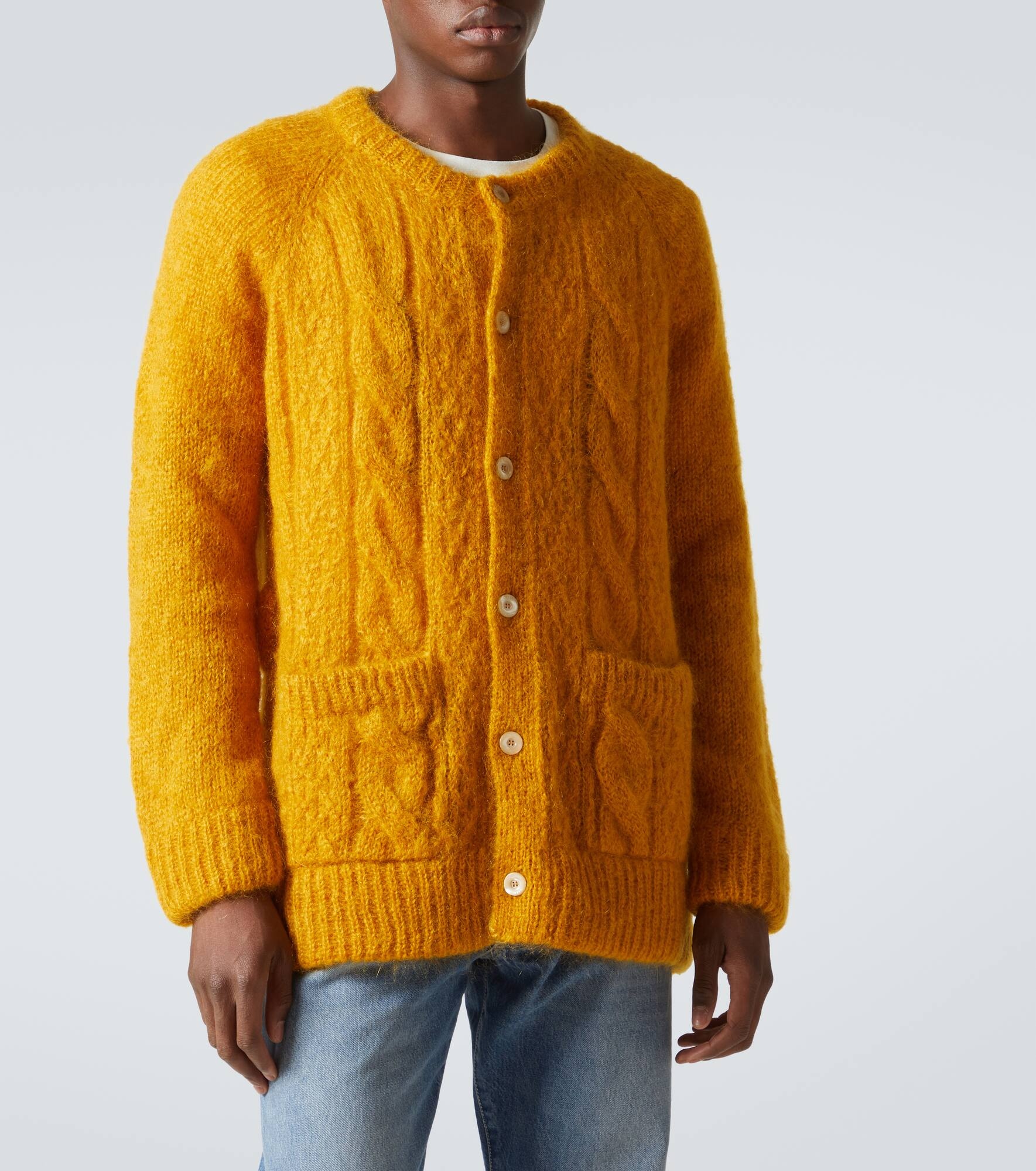 Mohair-blend cardigan - 3