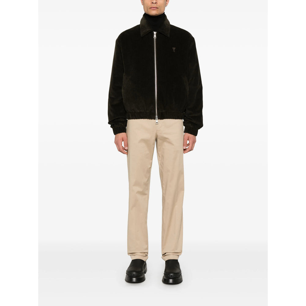 Ami Paris Green Jackets - Shirt Jackets Men - 5